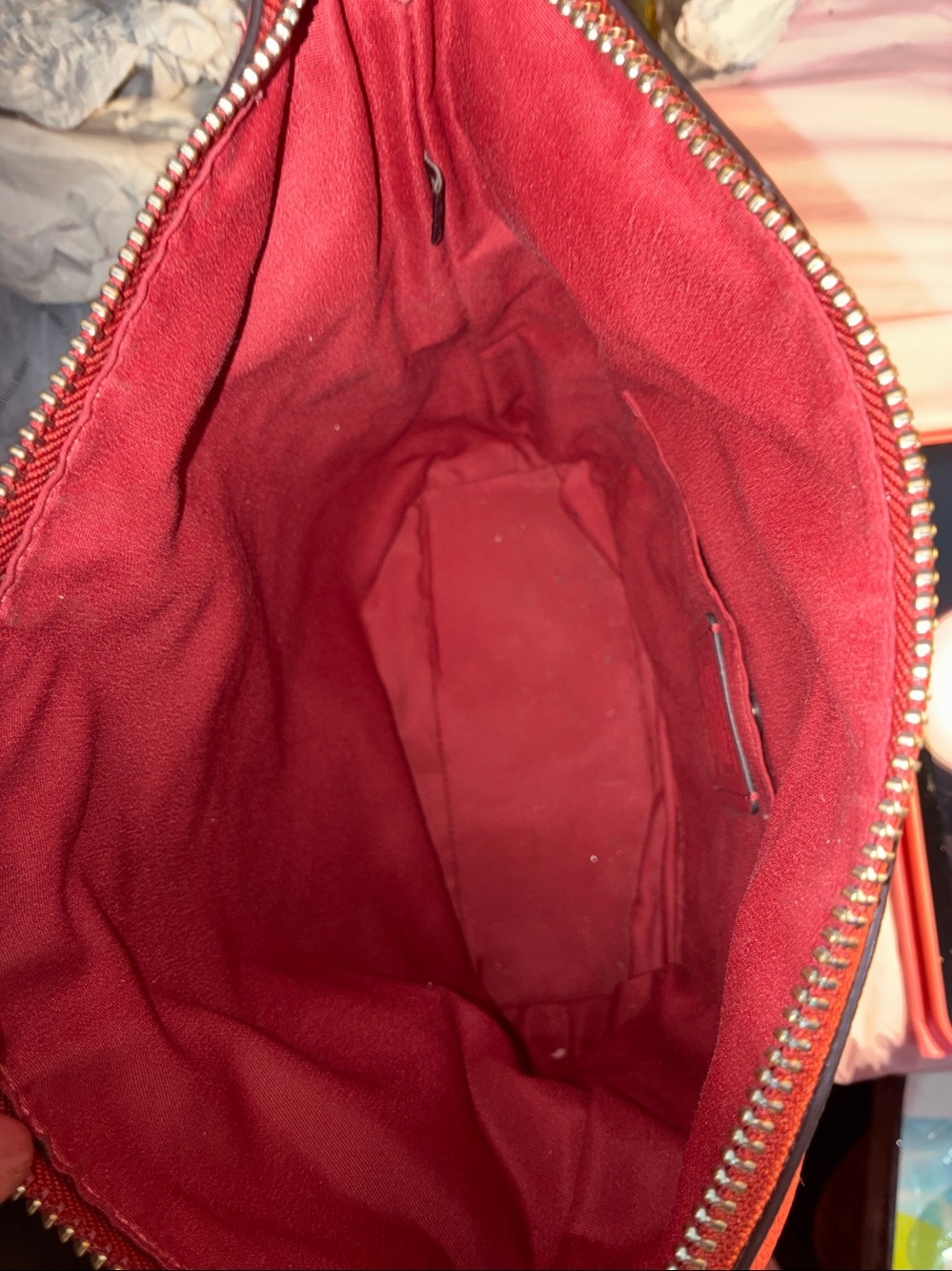 Coach Coach Abby Duffle in a salmon pink color pebbled leather bag! - Picture 9 of 13